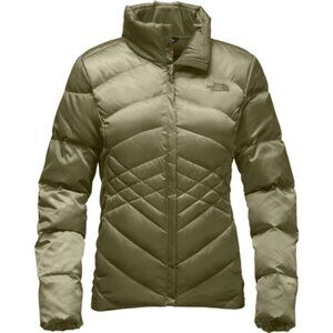 The North Face 550 Down Aconcagua Jacket Green / Olive Size Med
